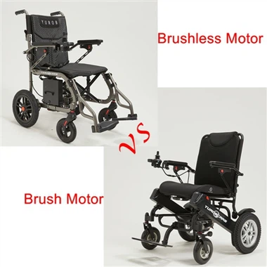Difríocht Cathaoireacha Rothaí Leictreacha Brushed agus Brushless